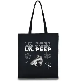 Эко-сумка Lil Peep фото Черный фото