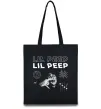 Эко-сумка Lil Peep фото Черный фото