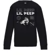 Дитячий світшот Lil Peep фото Чорний фото