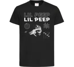 Детская футболка Lil Peep фото Черный фото