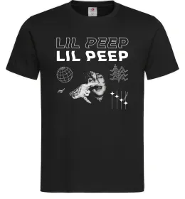 Мужская футболка Lil Peep фото Черный фото