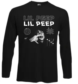 Лонгслив Lil Peep фото Черный фото