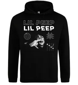 Женская толстовка (худи) Lil Peep фото Черный фото