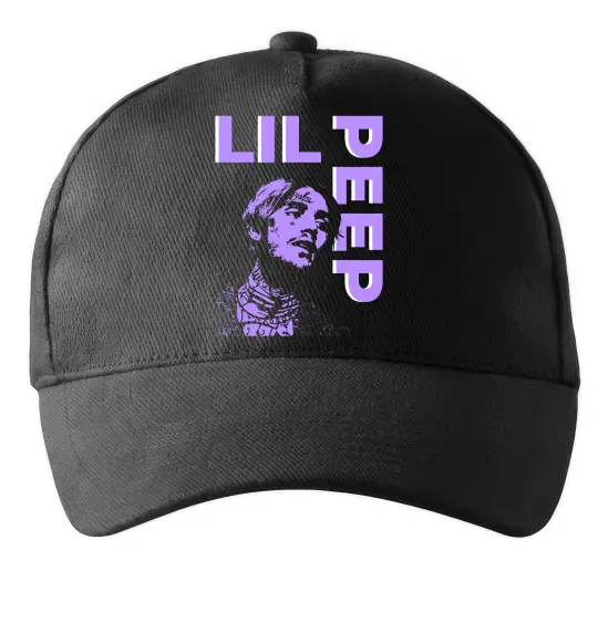 Кепка Lil Peep purple Чорний фото