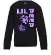 Детский Свитшот Lil Peep purple Черный фото
