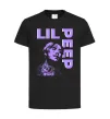Дитяча футболка Lil Peep purple Чорний фото