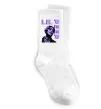 Носки Lil Peep purple Белый фото