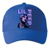 Кепка Lil Peep purple Яскраво-синій фото