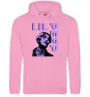 Мужская толстовка (худи) Lil Peep purple Розовый фото