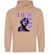 Мужская толстовка (худи) Lil Peep purple Песочный фото