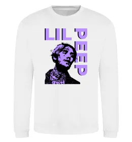 Свитшот Lil Peep Cry Baby Белый фото