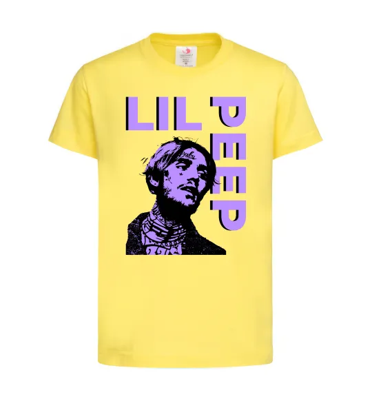 Дитяча футболка Lil Peep purple Лимонний фото