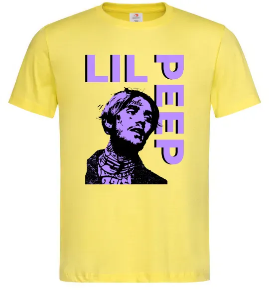 Мужская футболка Lil Peep purple Лимонный фото