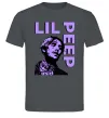 Мужская футболка Lil Peep purple Графит фото