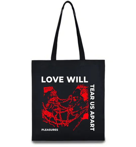 Эко-сумка Lil Peep love will tear us apart Черный фото