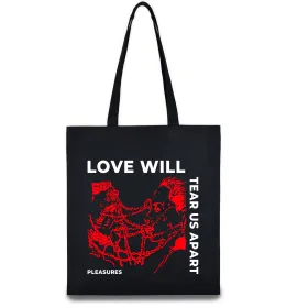 Эко-сумка Lil Peep love will tear us apart Черный фото