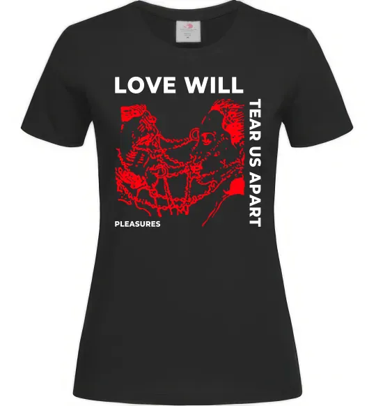 Женская футболка Lil Peep love will tear us apart Черный фото