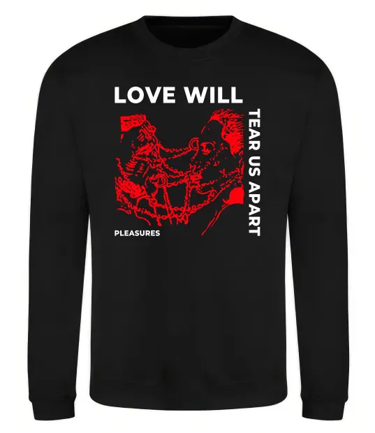 Свитшот Lil Peep love will tear us apart Черный фото