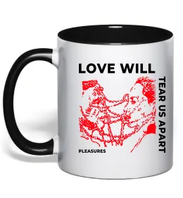 Чашка с цветной ручкой