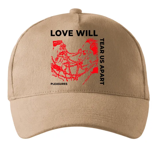 Кепка Lil Peep love will tear us apart Пісочний фото