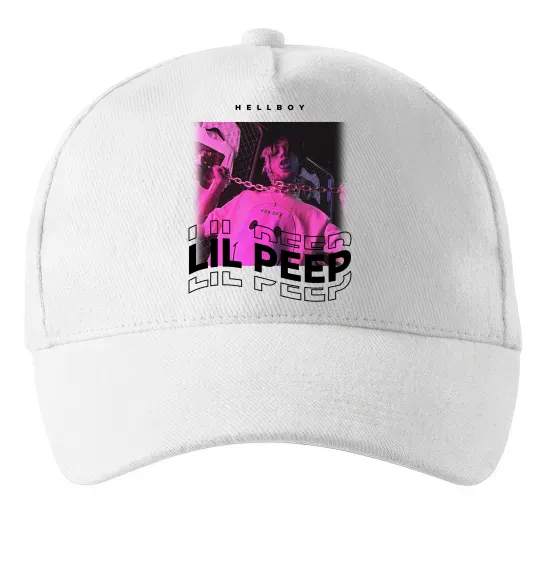 Кепка Lil Peep hellboy Белый фото