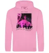 Женская толстовка (худи) Lil Peep hellboy Розовый фото