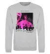 Світшот Lil Peep hellboy Сірий меланж фото