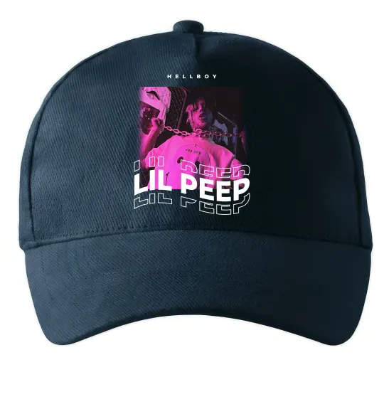 Кепка Lil Peep hellboy Темно-синий фото