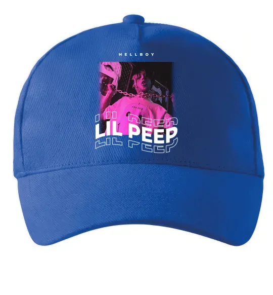 Кепка Lil Peep hellboy Ярко-синий фото