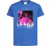 Детская футболка Lil Peep hellboy Ярко-синий фото