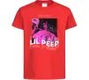 Детская футболка Lil Peep hellboy Красный фото