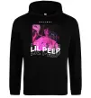 Мужская толстовка (худи) Lil Peep hellboy Черный фото