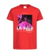Детская футболка Lil Peep hellboy Красный фото