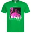 Мужская футболка Lil Peep hellboy Зеленый фото
