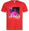 Мужская футболка Lil Peep hellboy Красный фото