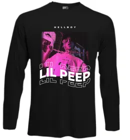 Лонгслив Lil Peep hellboy Черный фото