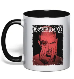 Чашка с цветной ручкой