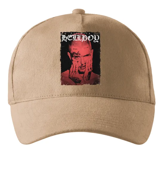 Кепка Лил Пип Hellboy poster Пісочний фото