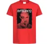 Детская футболка Лил Пип Hellboy poster Красный фото