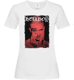 Женская футболка Лил Пип Hellboy poster