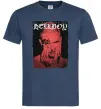 Мужская футболка Лил Пип Hellboy poster Темно-синий фото