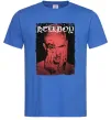 Мужская футболка Лил Пип Hellboy poster Ярко-синий фото