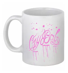 Чашка керамическая Cry baby Lil Peep Белый фото