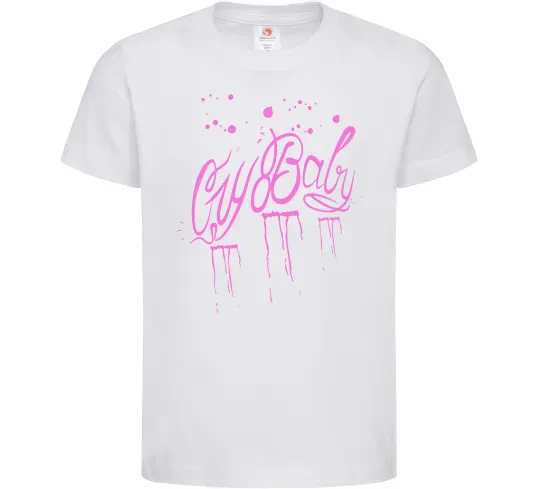 Детская футболка Cry baby Lil Peep Белый фото