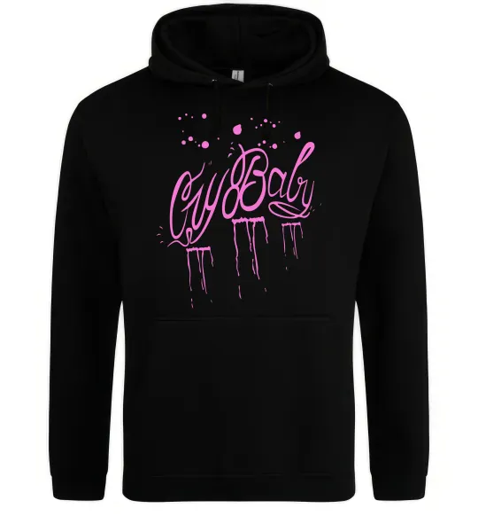 Женская толстовка (худи) Cry baby Lil Peep Черный фото