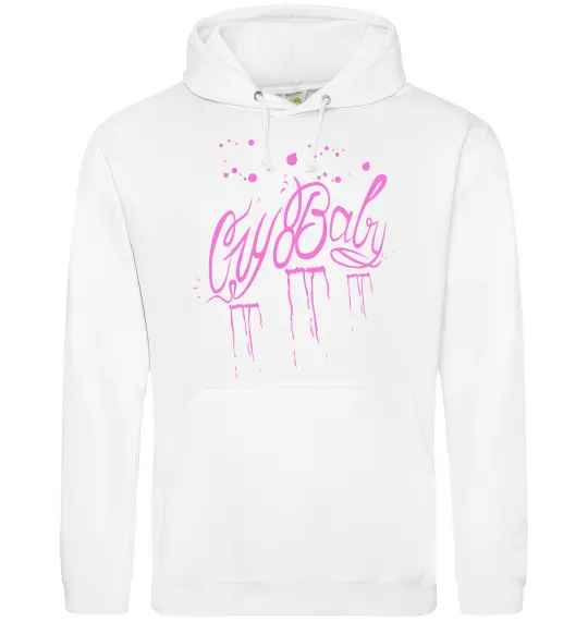 Женская толстовка (худи) Cry baby Lil Peep Белый фото