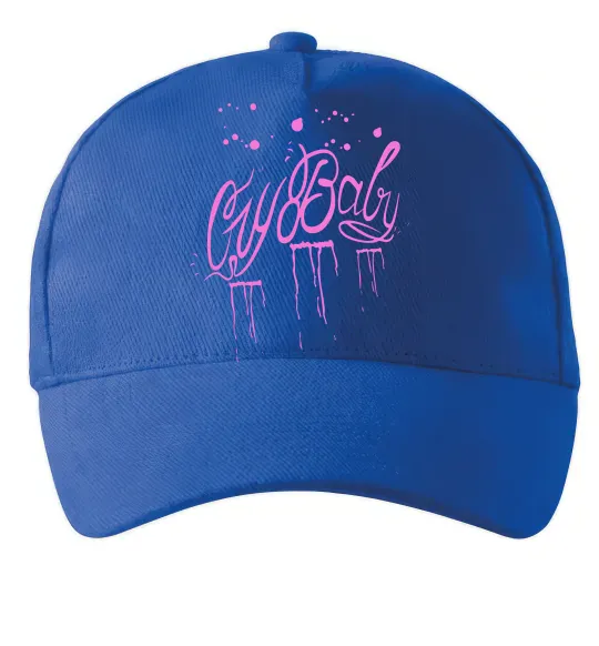 Кепка Cry baby Lil Peep Ярко-синий фото