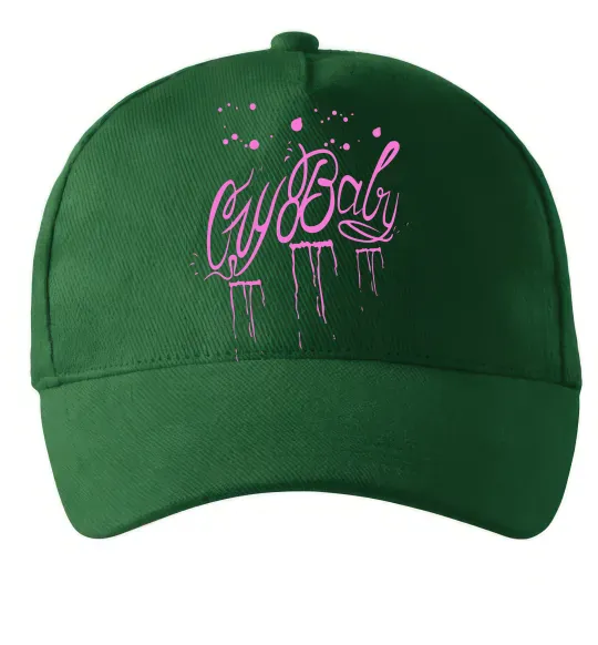 Кепка Cry baby Lil Peep Темно-зеленый фото