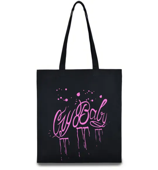 Эко-сумка Cry baby Lil Peep Черный фото