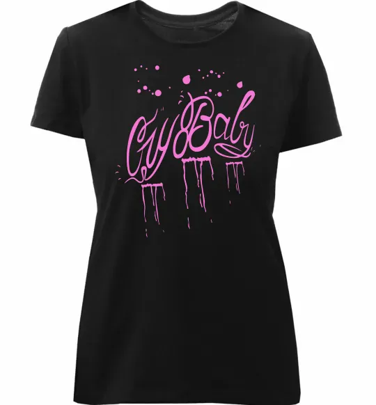 Жіноча преміум футболка Cry baby Lil Peep Чорний фото